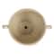 Hello Honey® 8.25" Cream Stoneware Face Planter & Saucer